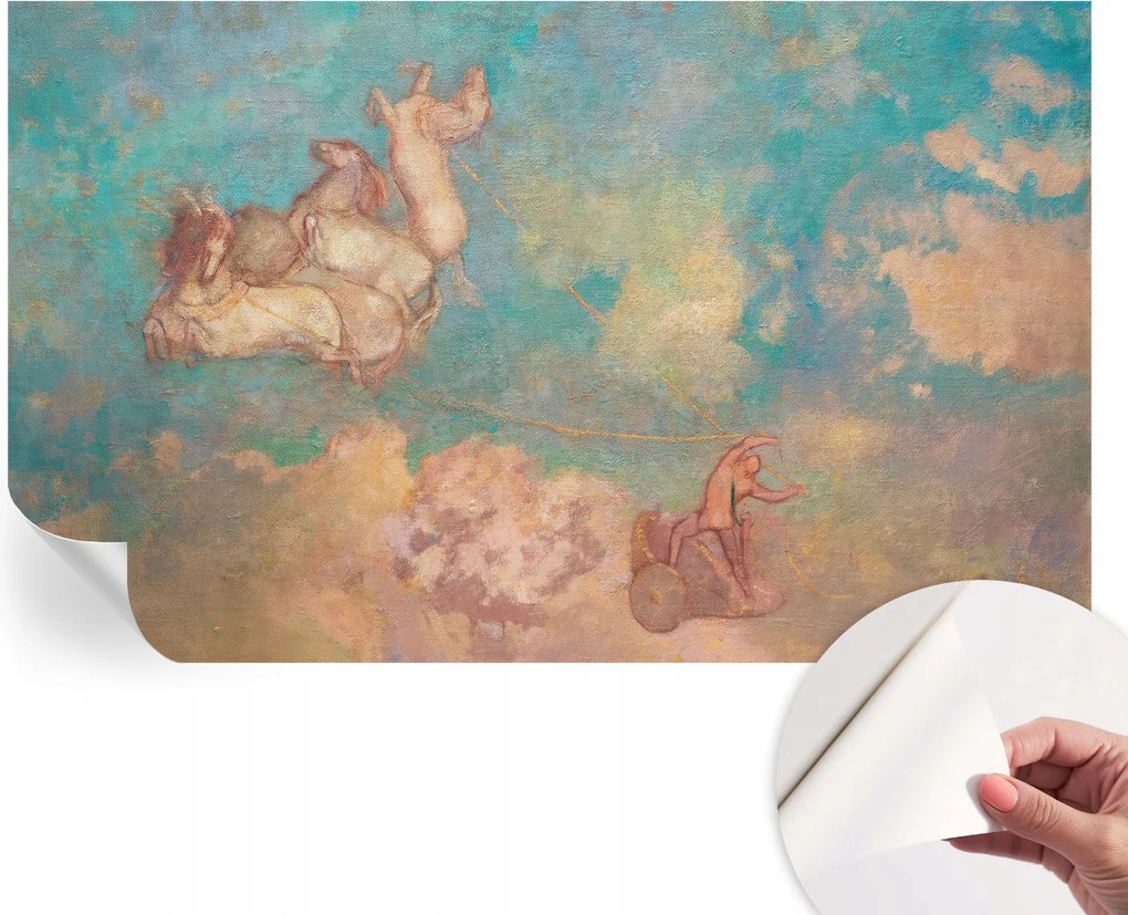 Öntapadós tapéta Fali furnér 3D hatás Égi pegazusok 416x254 cm