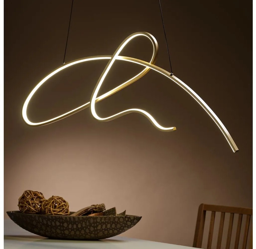 ONLI - LED Csillár zsinóron SIGN LED/42W/230V 4000K arany