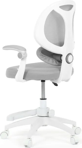 Junior Irodai forgószék szürke mesh kárpittal. KA-W8008 BLUE