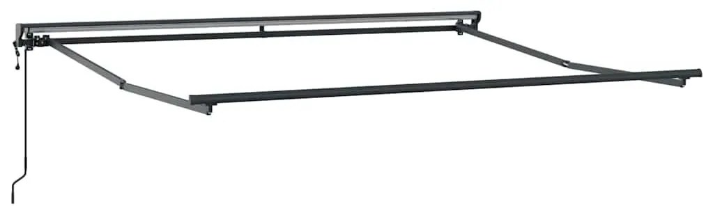 Napernyő keret Antracit 3,5 x 2,5 m Porszórt acél és alumínium