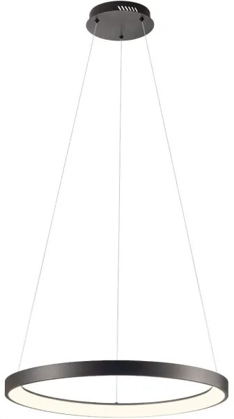 Redo 01-2674- LED Dimmelhető csillár zsinóron ICONIC LED/50W/230V átm. 58 cm fekete