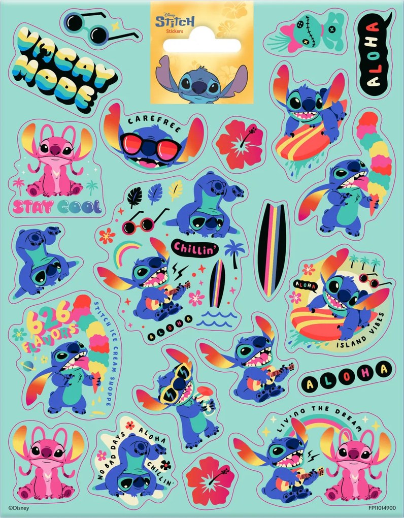 Disney Lilo és Stitch, A csillagkutya Chillin matrica