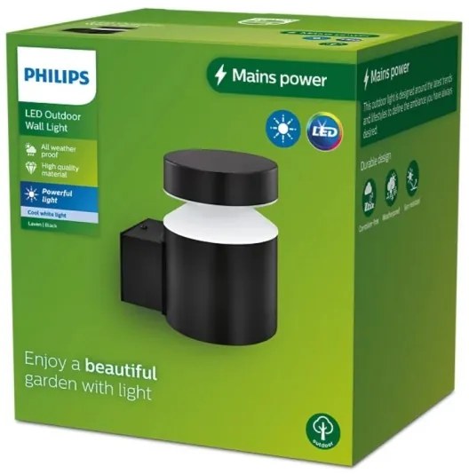 Philips - LED Kültéri fali lámpa LAVEN LED/6W/230V 4000K IP44