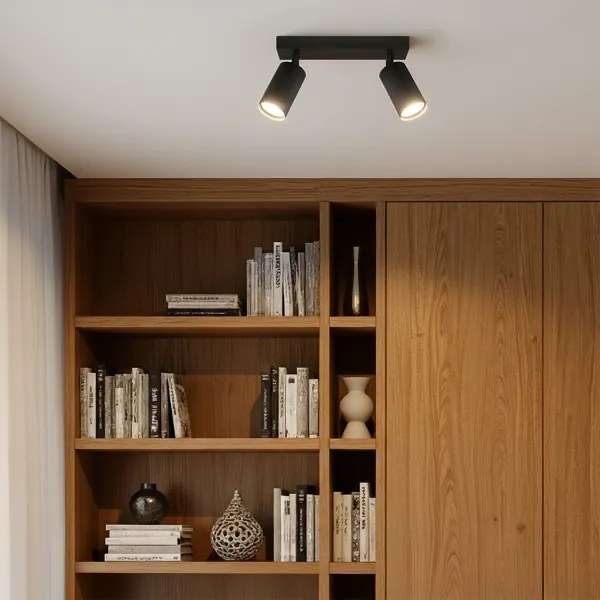 Brilagi - LED RGBW Dimmelhető spotlámpa SELE MODERN 2xGU10/4,8W/230V fekete