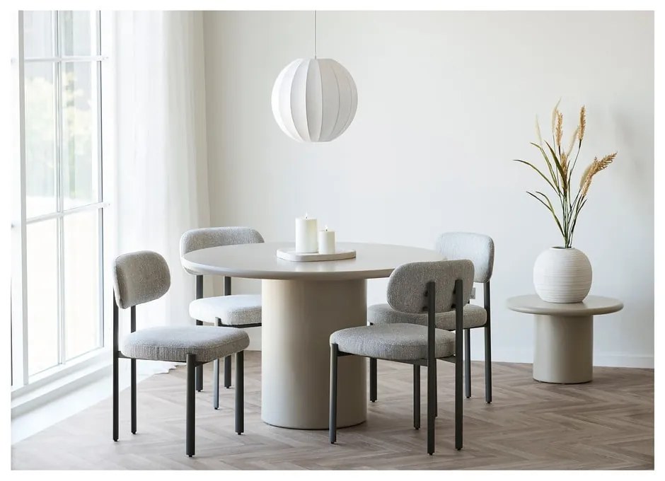 Fehér függőlámpa textil búrával ø 40 cm Coventry – House Nordic