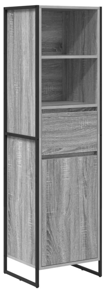 Könyvespolc fiókkal Szürke Sonoma 43 x 36 x 150,5 cm Faanyag