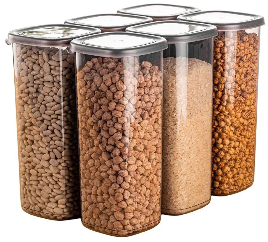 Élelmiszertartó doboz szett 6 db-os Fresco – Hermia