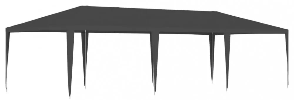 antracitszürke rendezvénysátor 4 x 9 m 90 g/m²