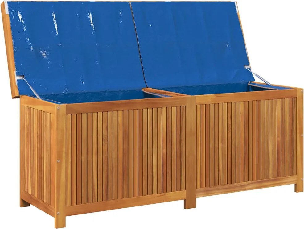 Tömör Akácfa Kültéri Párnatartó Láda 150X50X60,5 Cm