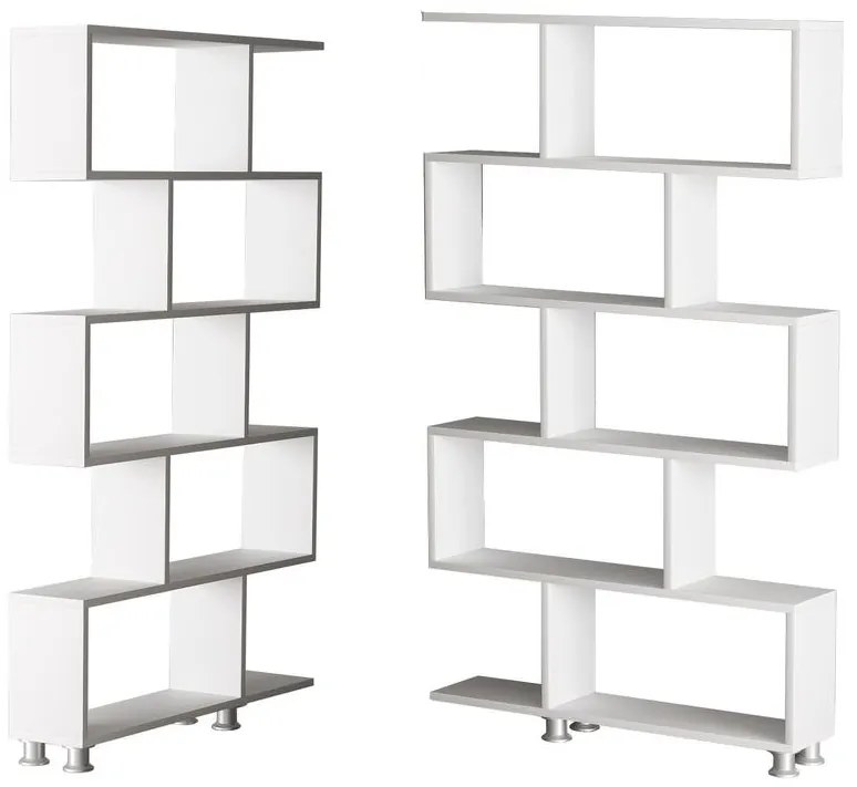 könyvespolc Nilüfer - White