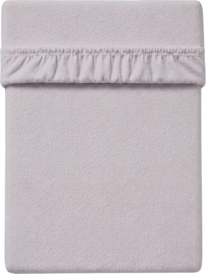 Polár anyagú gumis lepedő MOLTON szürke-lila 180 x 200 cm