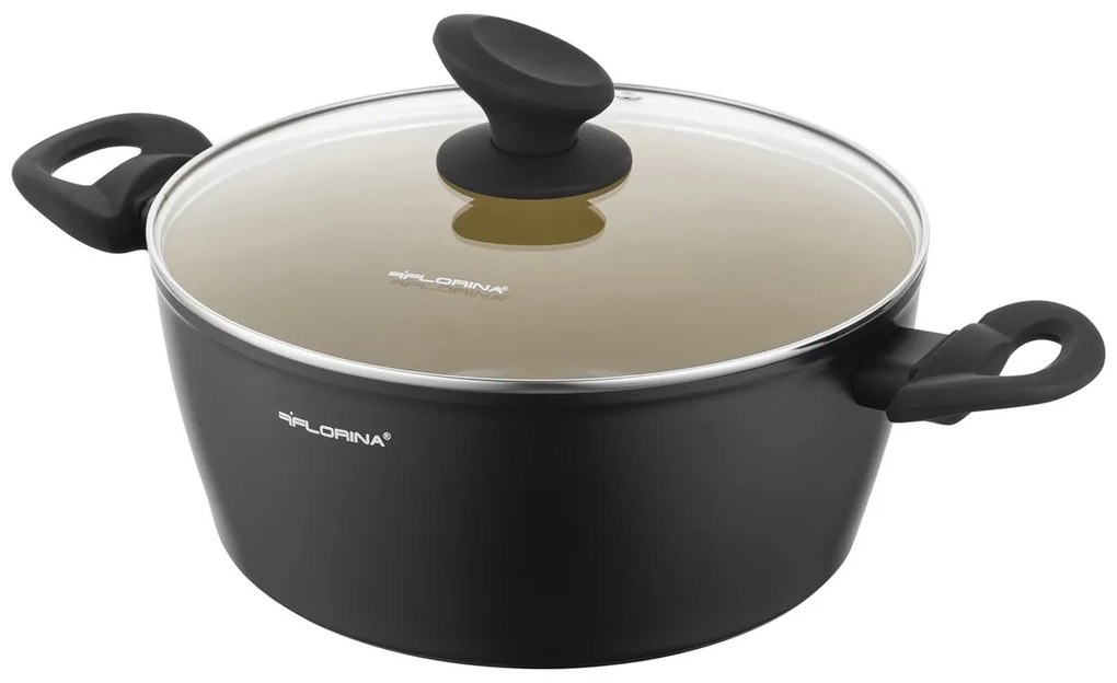 Florina Alumínium pot with lid AmVegan by MateuszGessler, 24 cm, 3,6 l