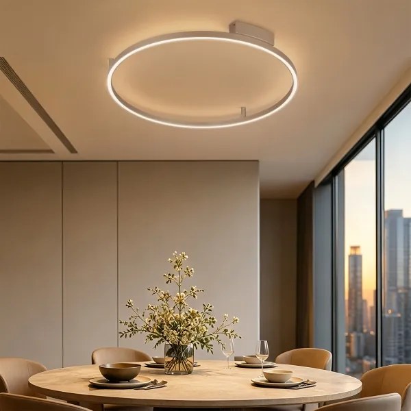 Brilagi - PORTOFINO LED dimmelhető lámpatest, 60W/230V, átmérő 80 cm, bézs + távirányító