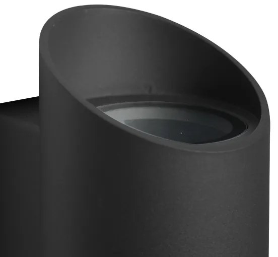 Nordlux - Kültéri fali lámpa NICO 2xGU10/35W/230V IP54 fekete