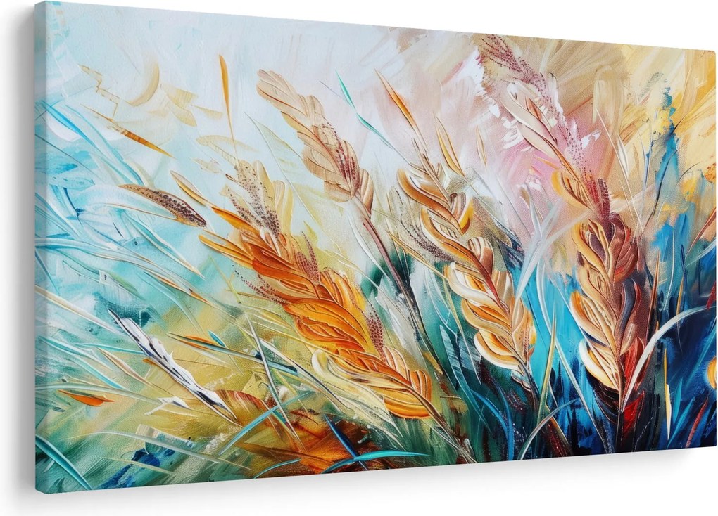 Kép - Búza, absztrakció (90x60 cm)