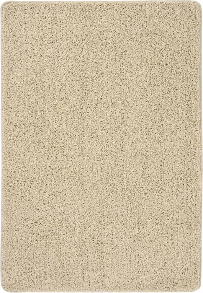 vidaXL krémszínű csúszásmentes bozontos szőnyeg 120 x 170 cm