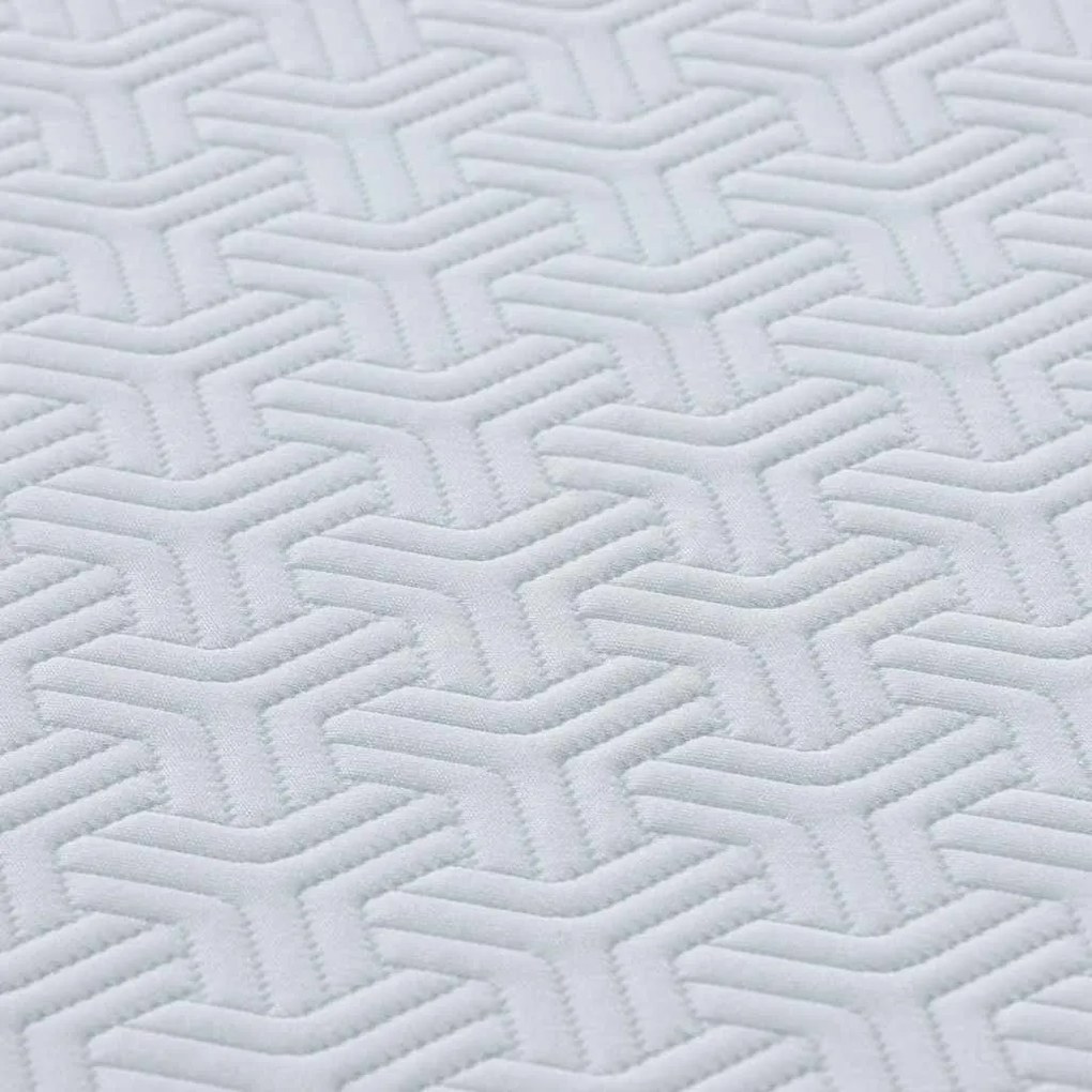 Matrac Fehér és Szürke 140 x 190 cm Zsebmátrac