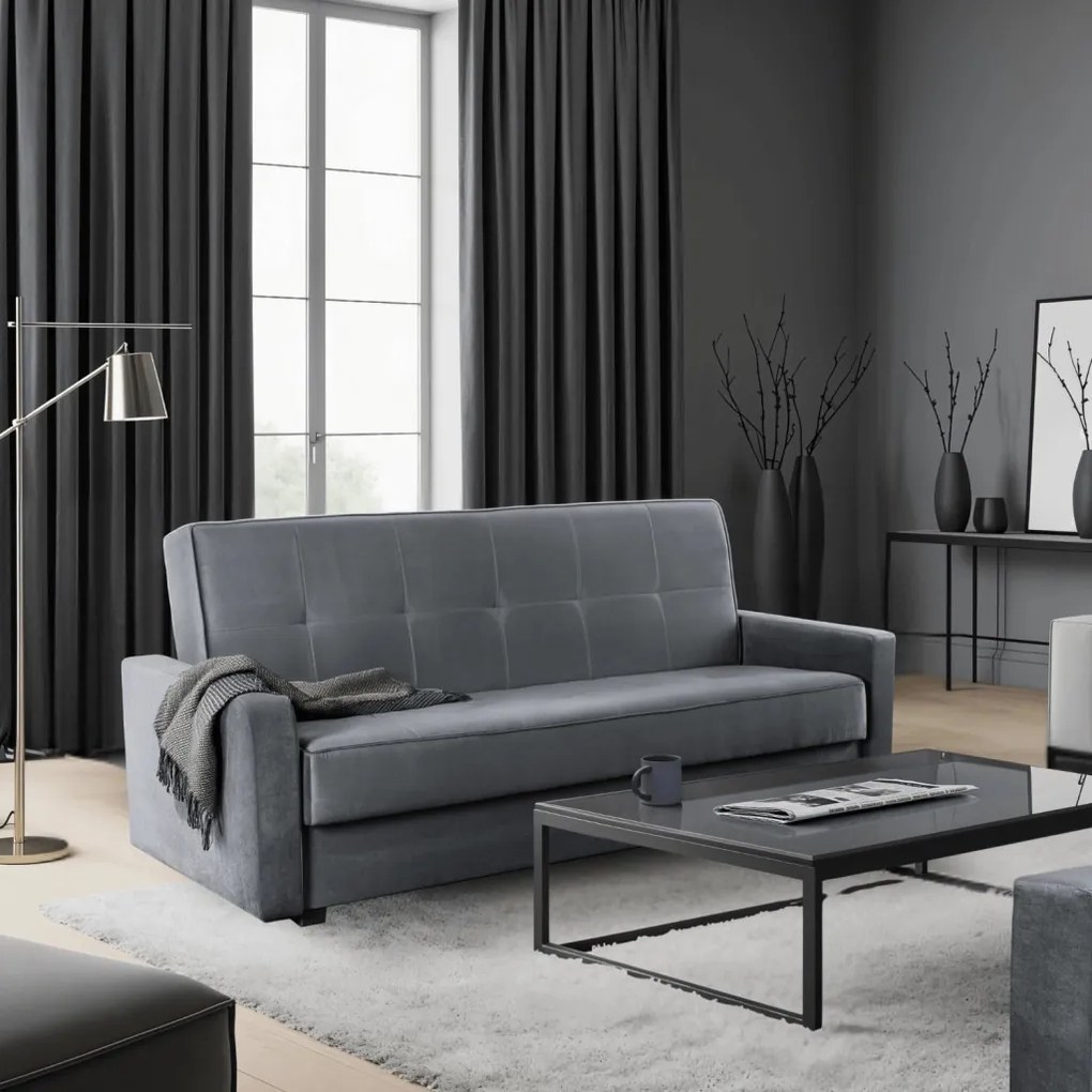Sofa Rozkładana ALUNA Szara