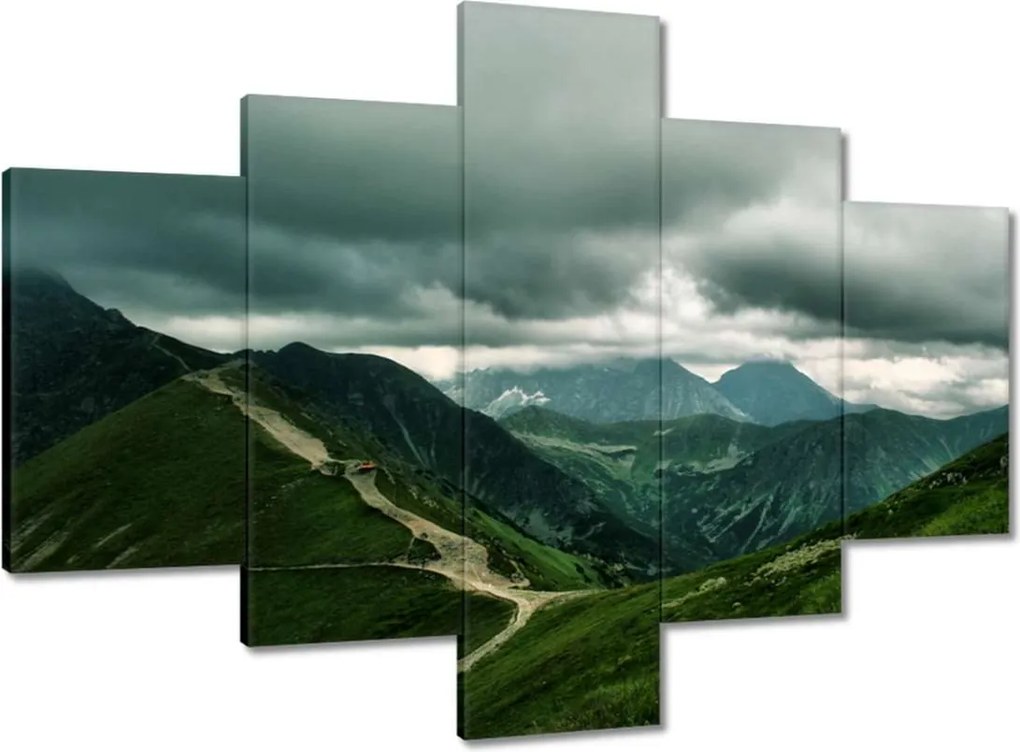 Képek 100x70 Tátra Lengyel hegyek Kilátás