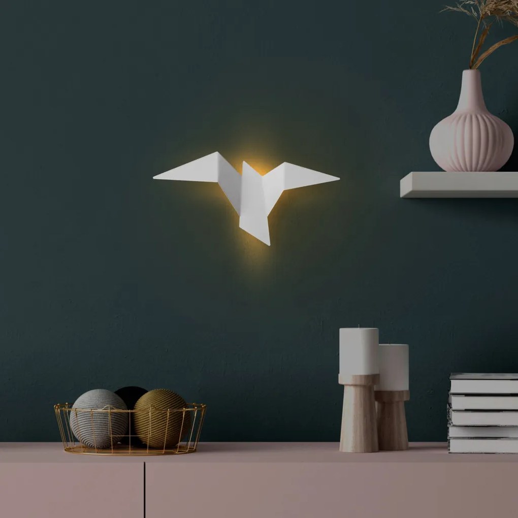 Pacalı 13502-M fehér fém LED falilámpa