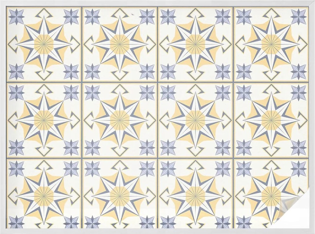 Szélvédőfólia Adatvédelem Geometrikus csillagok 200x146 cm