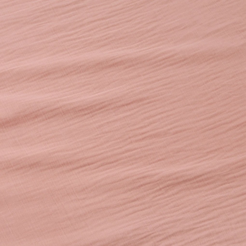 Goldea muszlin párnahuzat - barack színű 40 x 40 cm