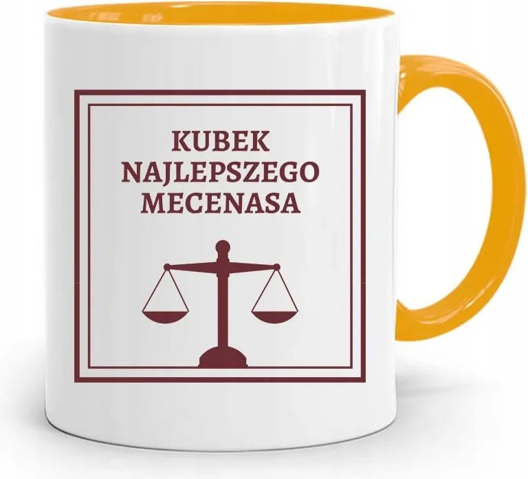 Sárga Ügyvéd Bögre A Legjobb Ügyvéd fényképes nyomtatással