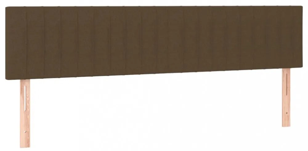 2 db sötétbarna szövet fejtámla 80 x 5 x 78/88 cm
