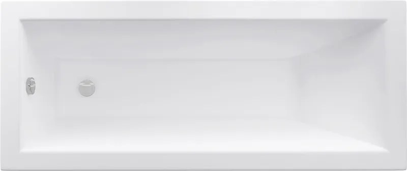 Mexen Cubik téglalap alakú kád 180 x 80 cm, fehér - 55031808000