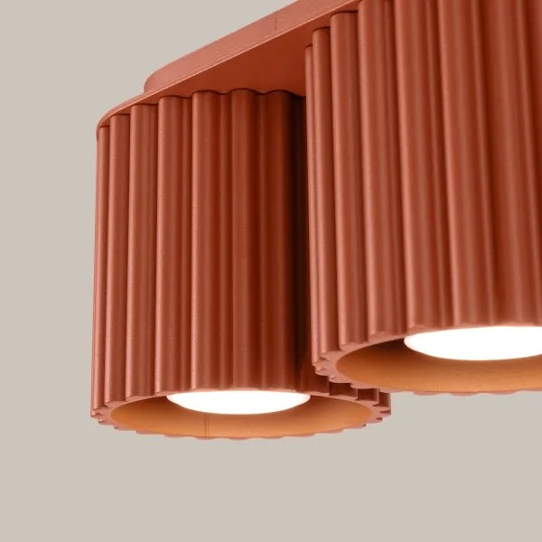 Sollux SL.1800 - AURA spotlámpa 2xGU10/10W/230V narancssárga