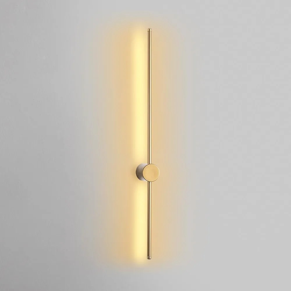 LED fali lámpa SWORD LED/13W/230V 3000K matt arany