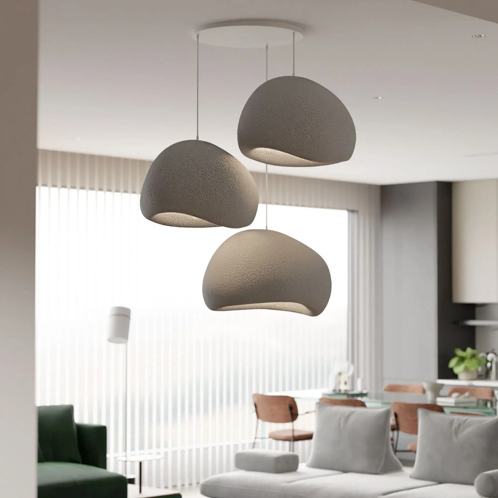 Függőlámpa - Wabi Sabi Claylights - Betonszürke