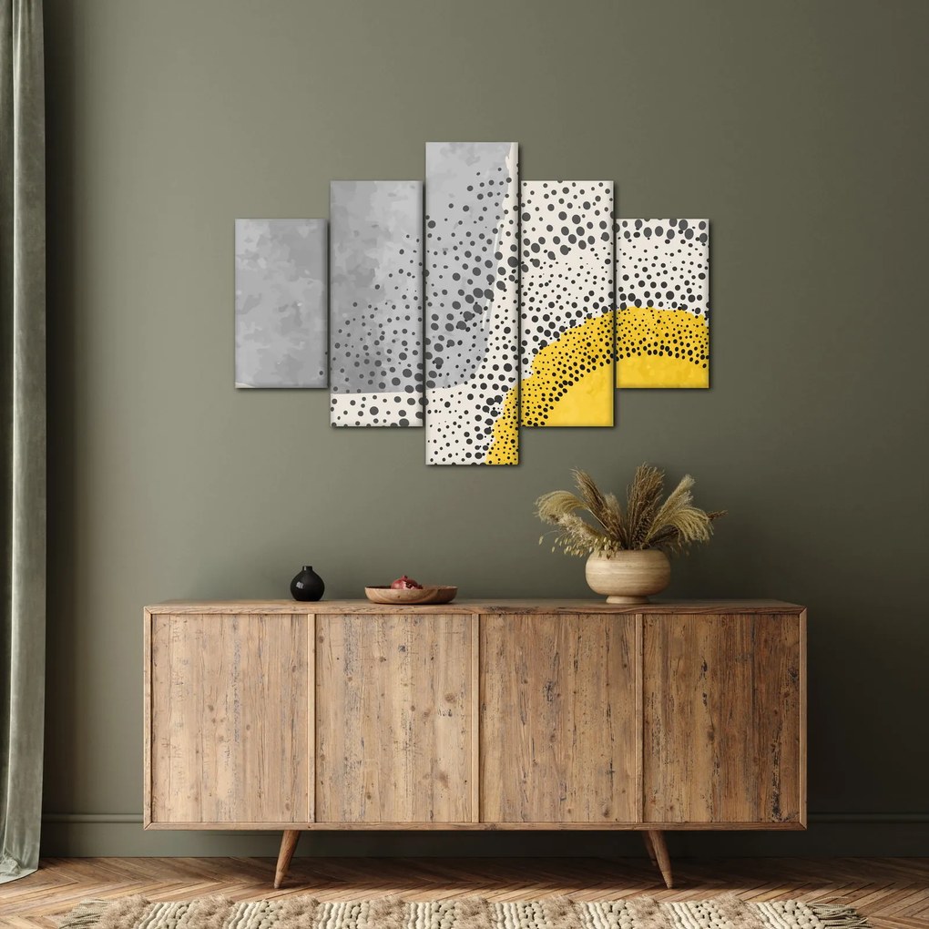 Kép - N⁰3 strand absztrakt festménye (150x105 cm)