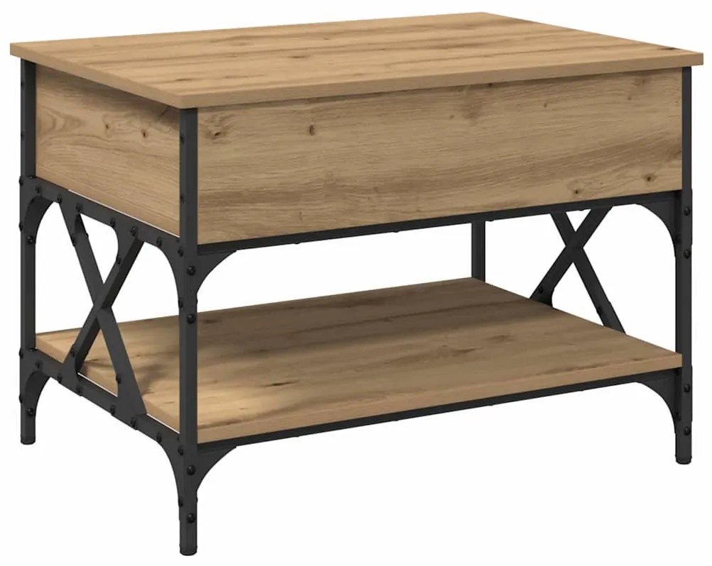 Dohányzóasztal Artisan tölgy 70x50x50cm Faanyag