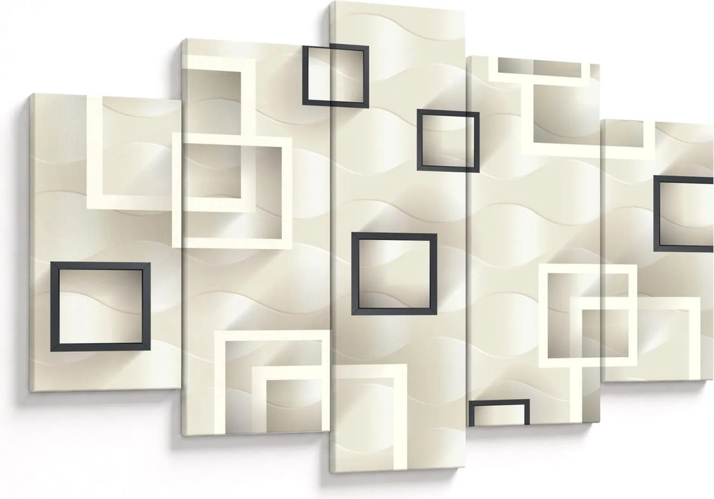 Geometriai absztrakt kép (150x105 cm)