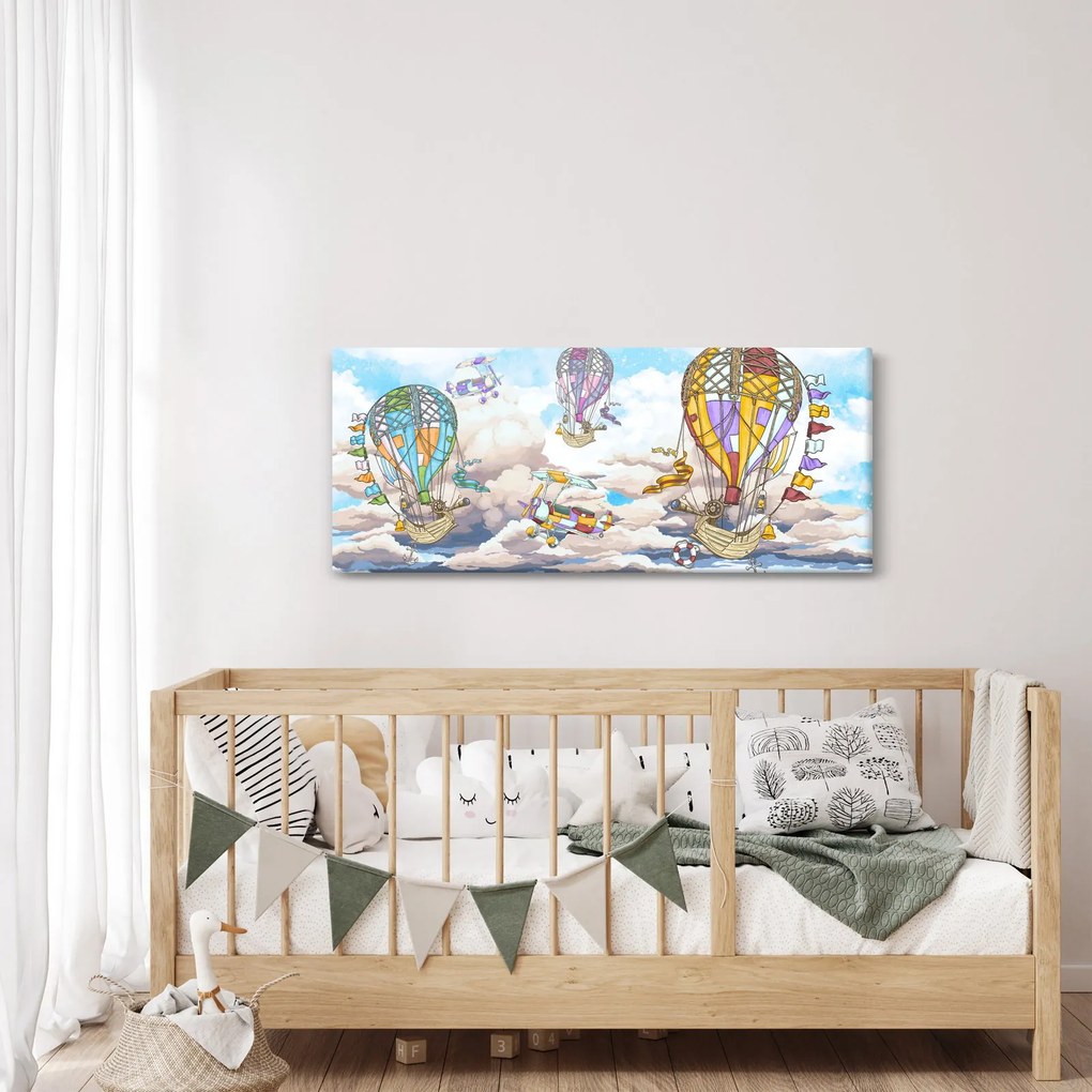Kép - Expedíció a felhőkben (120x50 cm)