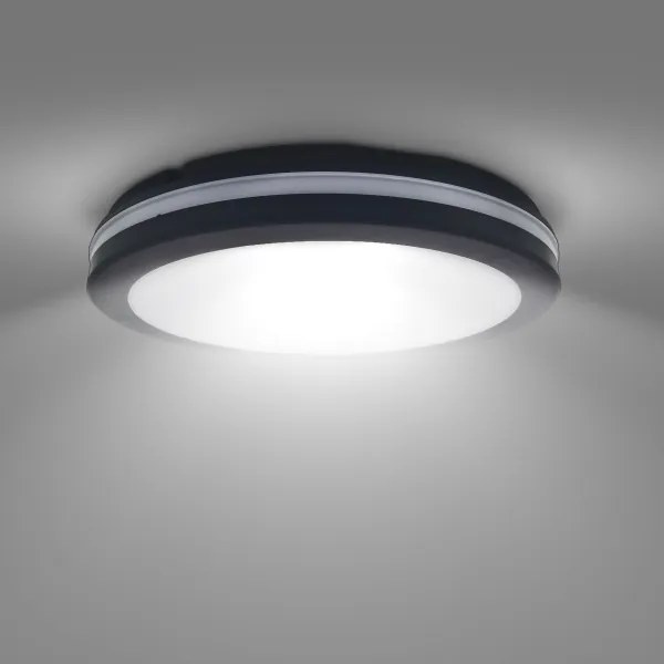 Solight WO820- LED Dimmelhető lámpa LED/18W/22W/26W/230V 3000/4000/6500K IP65 fekete