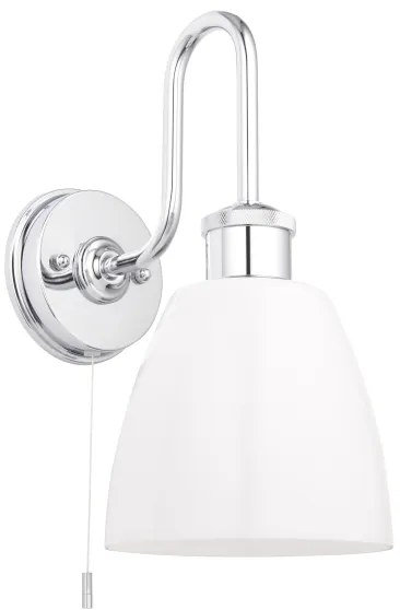 Endon 95506 -Fürdőszobai fali lámpa PIPER 1xE27/10W/230V IP44 fényes króm