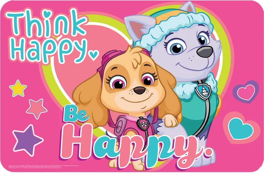Mancs Őrjárat Think Happy tányéralátét 43x28 cm