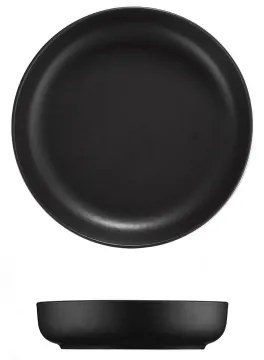 16 részes étkészlet fekete/porcelán