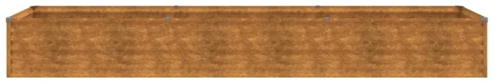 corten acél kerti magaságyás 291x50x36 cm