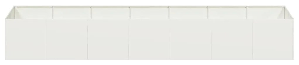 vidaXL fehér acél növénytartó 280x80x40 cm