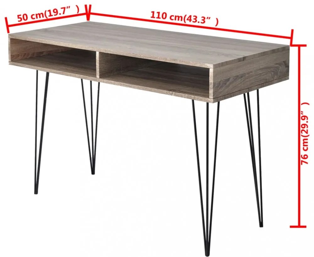 2 rekeszes szürke íróasztal