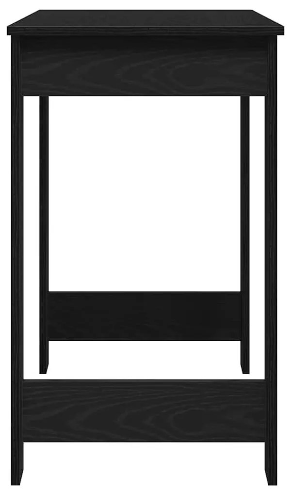 fekete szerelt fa íróasztal 100x45x75 cm