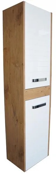 OUTLET - Viva STYLE Orient fali függesztett fürdőszobai ÁLLÓSZEKRÉNY - polcos - 160 x 40 cm