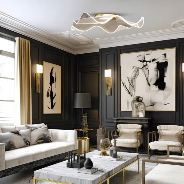 LED Mennyezeti lámpa LARGO LED/16W/230V arany