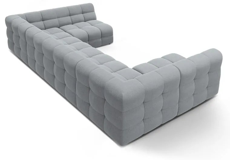 Szürke sarokkanapé (U alakú) Kendal – Micadoni