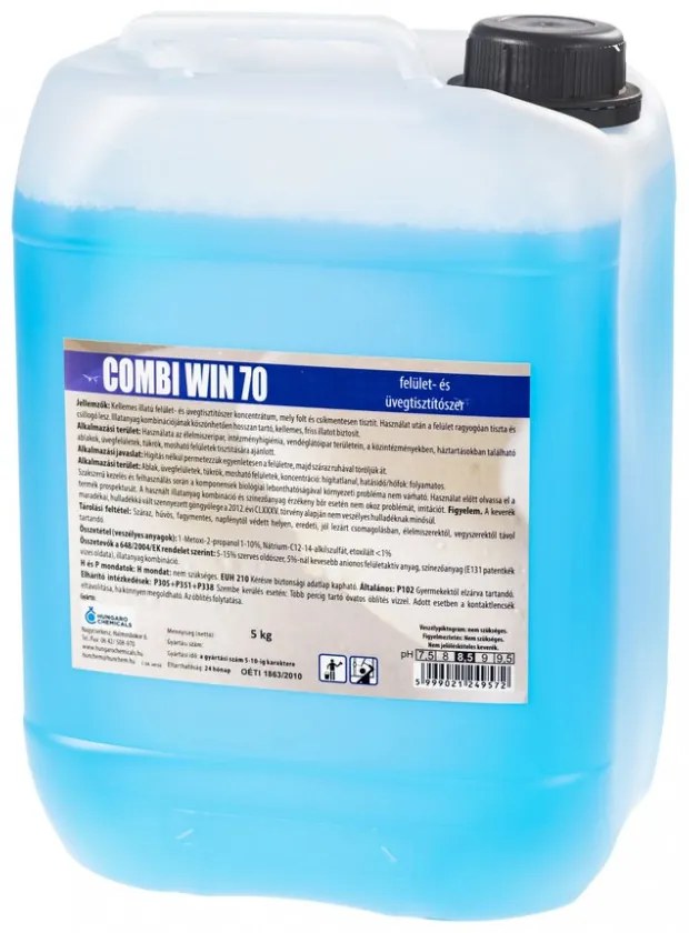 Combi Win 70 felület és üvegtisztító 5L