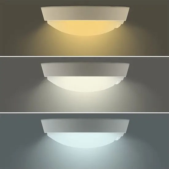 Solight WO780-2 - LED kültéri lámpatest érzékelővel 20W/230V IP65 átm. 22 cm