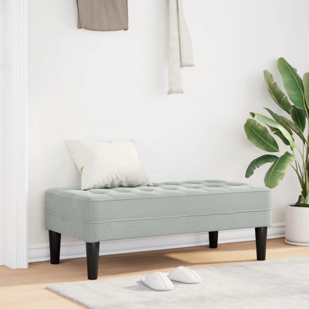 Pad Világosszürke 113 cm Velúr
